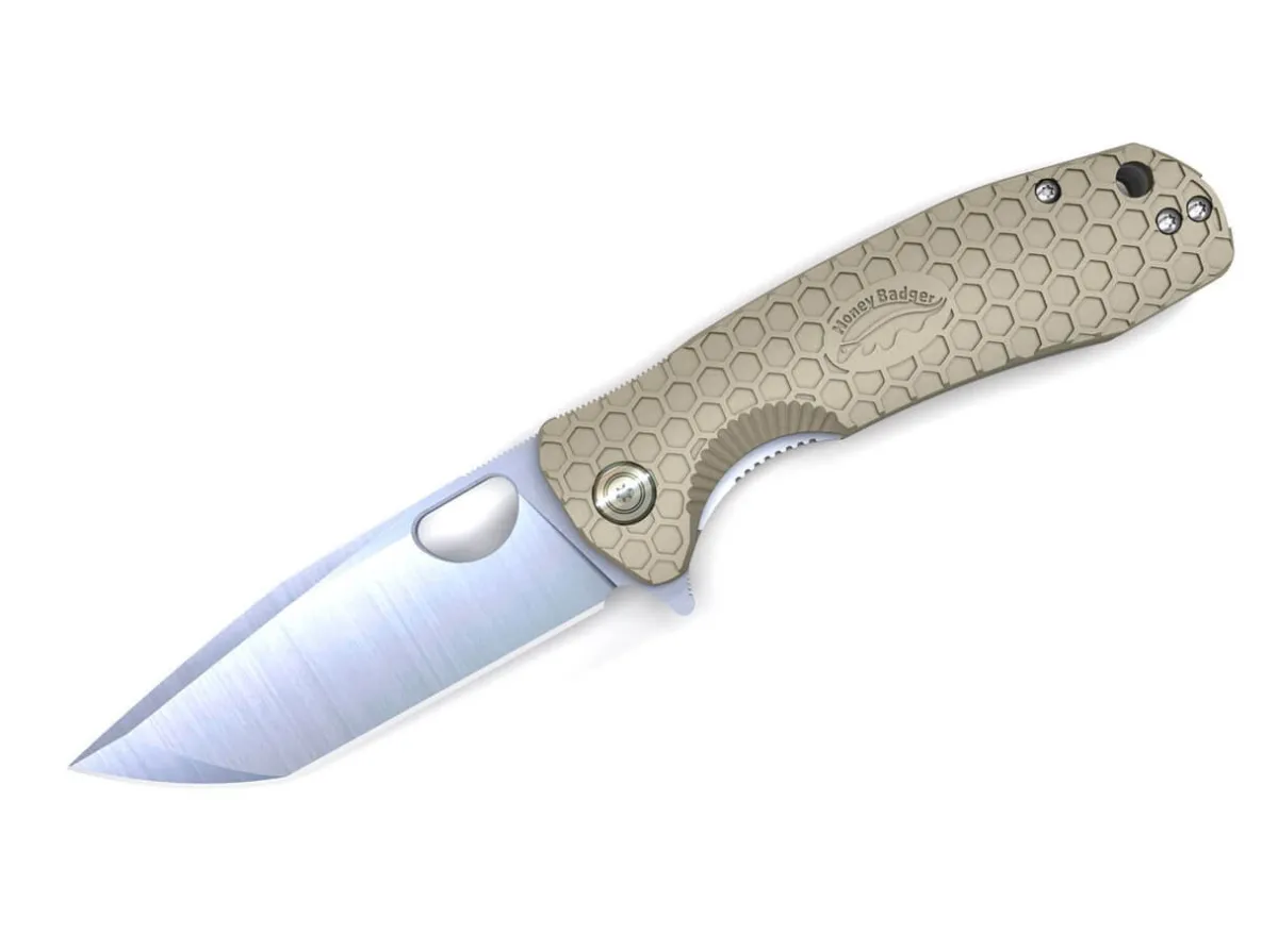 Outlet Honey Badger Tanto Flipper Medium Green