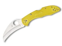 Outlet Spyderco Tasman Salt 2 Lightweight Yellow H1 Plain