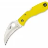 New Spyderco Tasman Salt H1 Plain Yellow