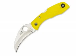 New Spyderco Tasman Salt H1 Plain Yellow