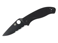 Outlet Spyderco Tenacious Black Combination