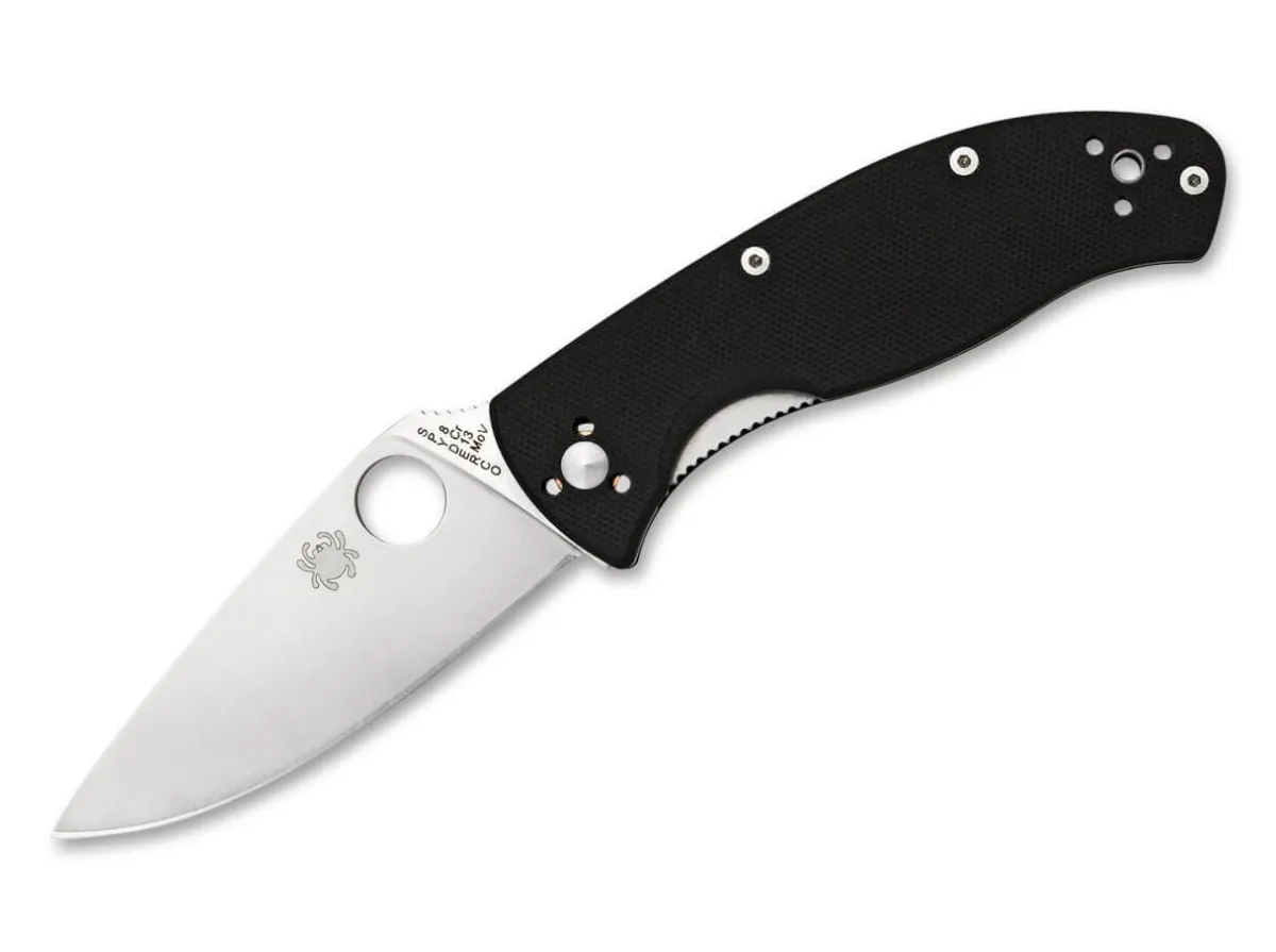 Clearance Spyderco Tenacious Satin Plain