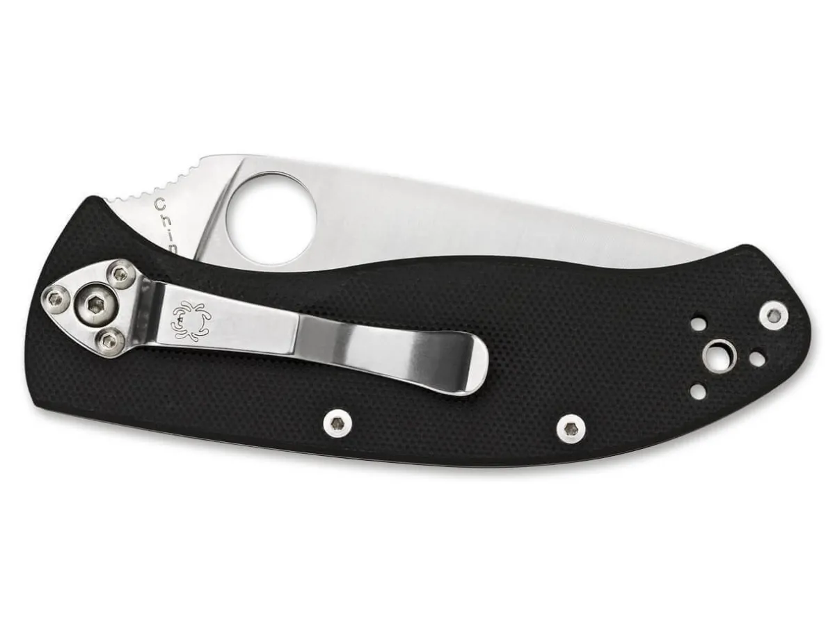Clearance Spyderco Tenacious Satin Plain