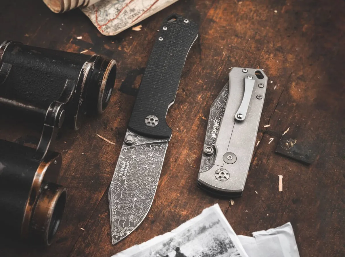 Outlet Böker Manufaktur Solingen Tiger-Damascus