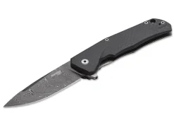 Clearance LionSteel T.R.E. Damascus Raindrop Carbon