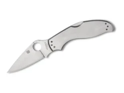 Sale Spyderco Uptern Silver Plainedge