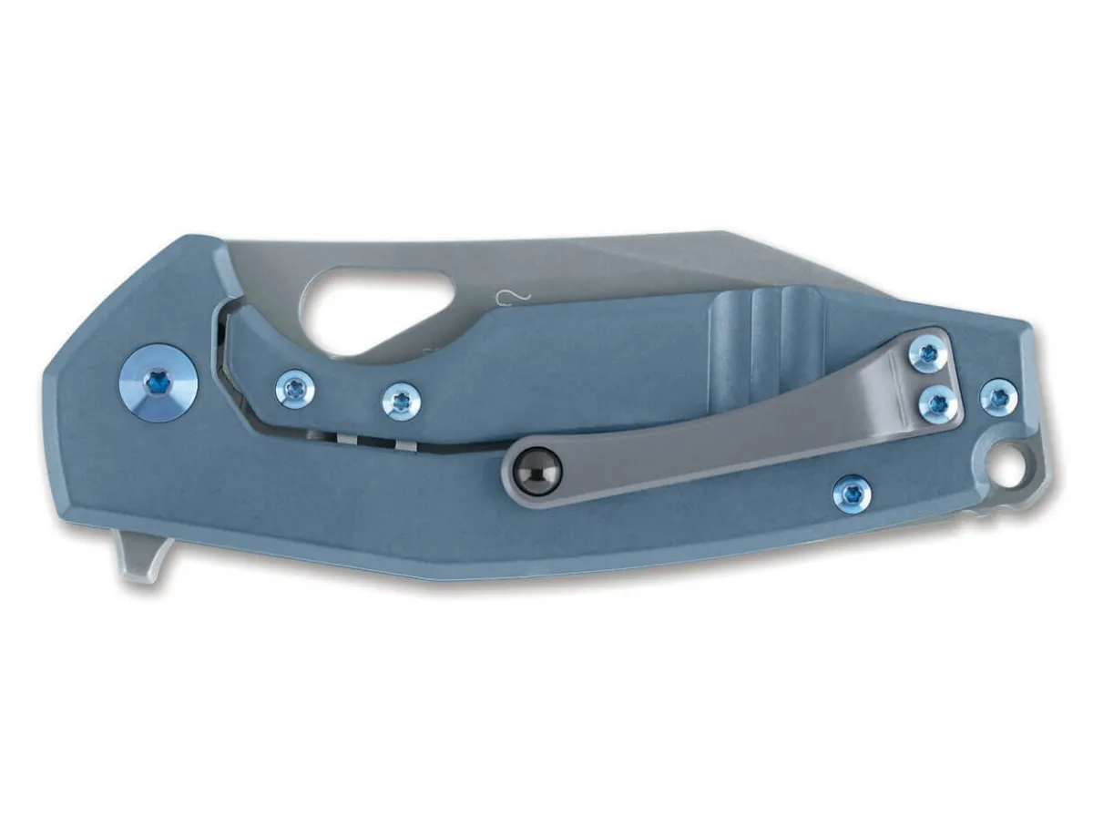 Hot Fox Knives Yaru Titanium Blue