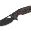 Hot Fox Knives Yaru Titanium Cf Snake Skin