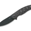 Clearance Fox Knives Ziggy Carbon Fiber Black